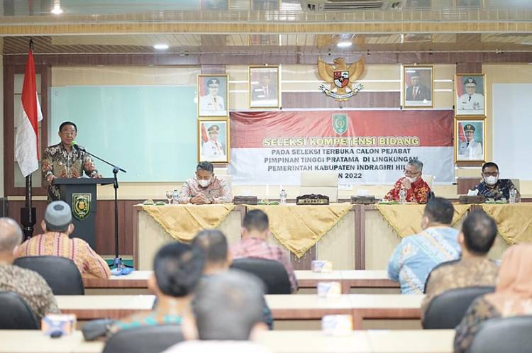 26 ASN Ikuti Asesmen, Bupati Inhil HM. Wardan: Semoga Terpilih ASN yang Berkualitas