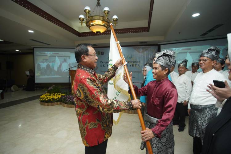 Bupati Kukuhkan Pengurus KK Inhil Jakarta