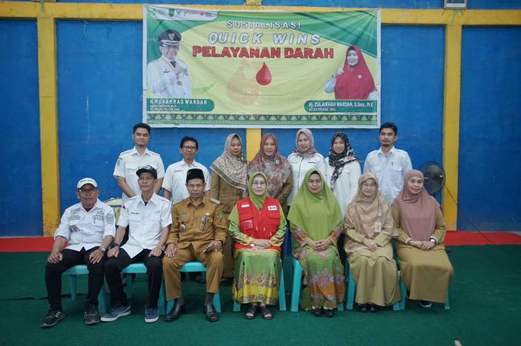 Ketua PMI Inhil Hj.Zulaikhah Harapkan Program Quick Wins Pelayanan Darah Mampu Penuhi Kekurangan Stok Darah