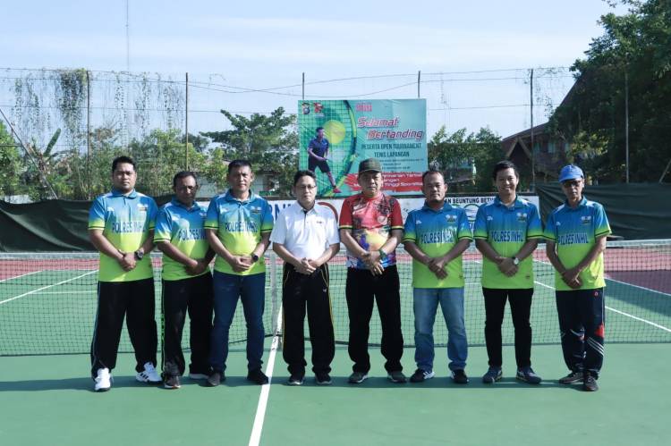 Turnamen Tenis Lapangan Kapolres Inhil Cup Resmi Digelar