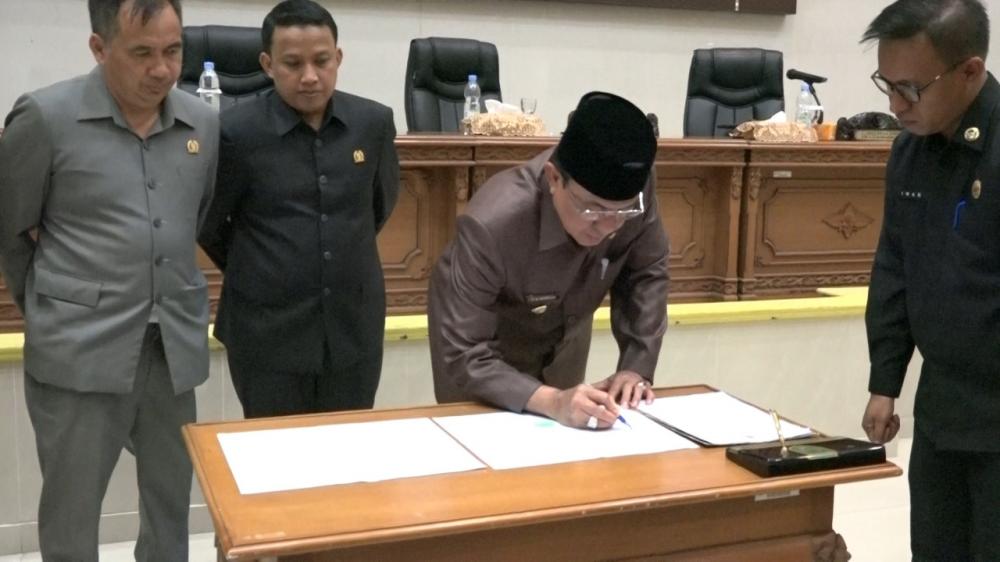 Bupati Inhil Setujui Ranperda Pertanggungjawaban APBD Tahun Anggaran 2018