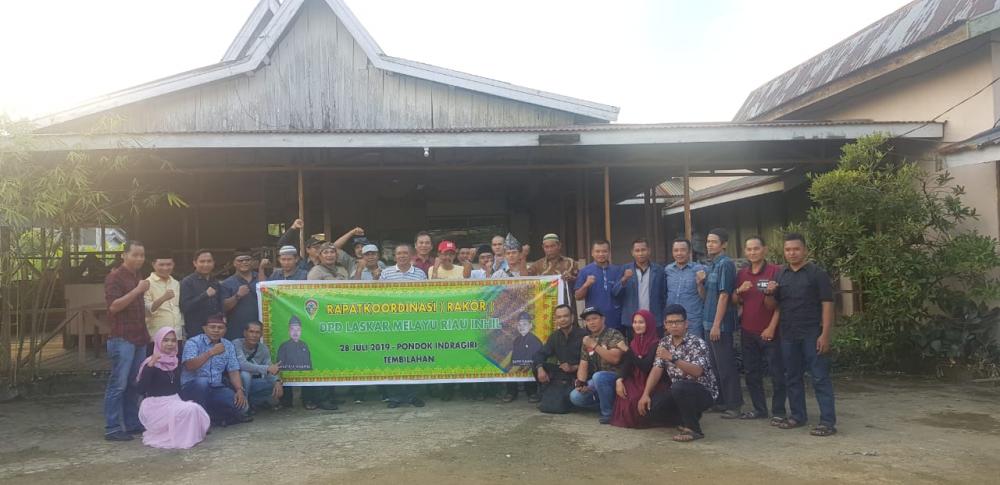 Dewan Pengurus Daerah (DPD) Laskar Melayu Riau (LMR) Kabupaten Indragiri Hilir menggelar silaturahmi sesama pengurus 