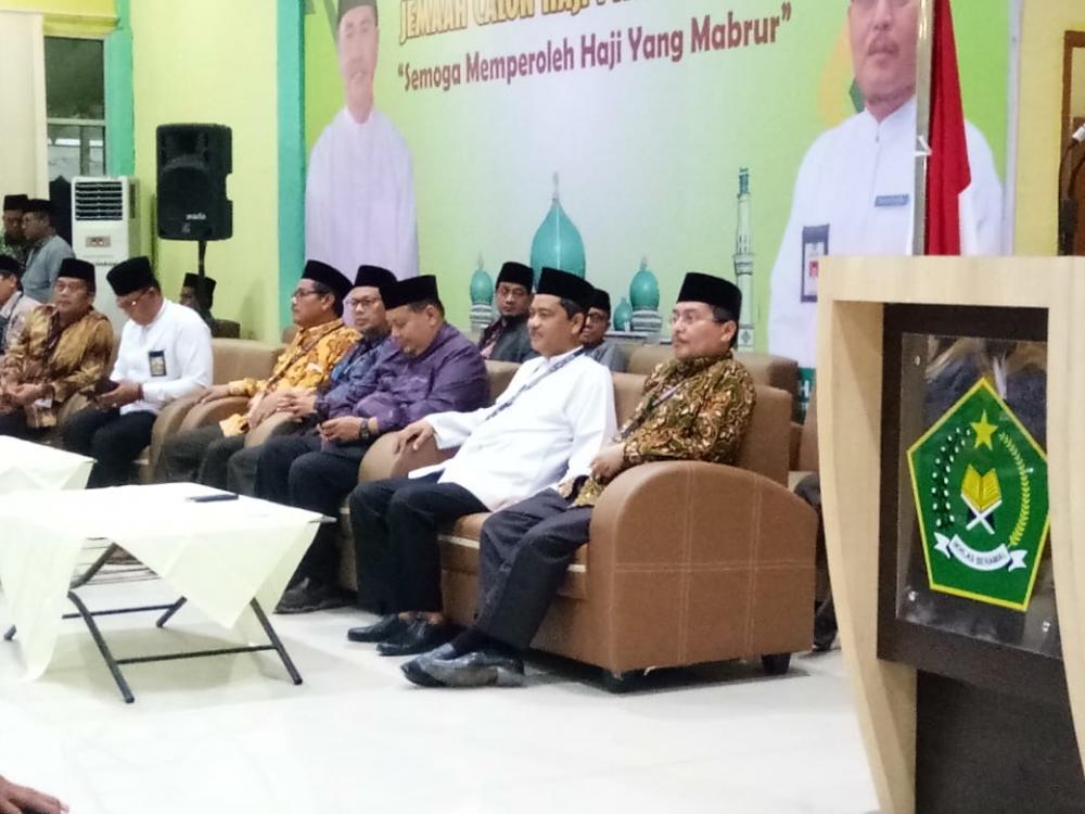 Bupati Inhil Kembali Melepas Keberangkatan JCH Kloter 3 Menuju Madinah