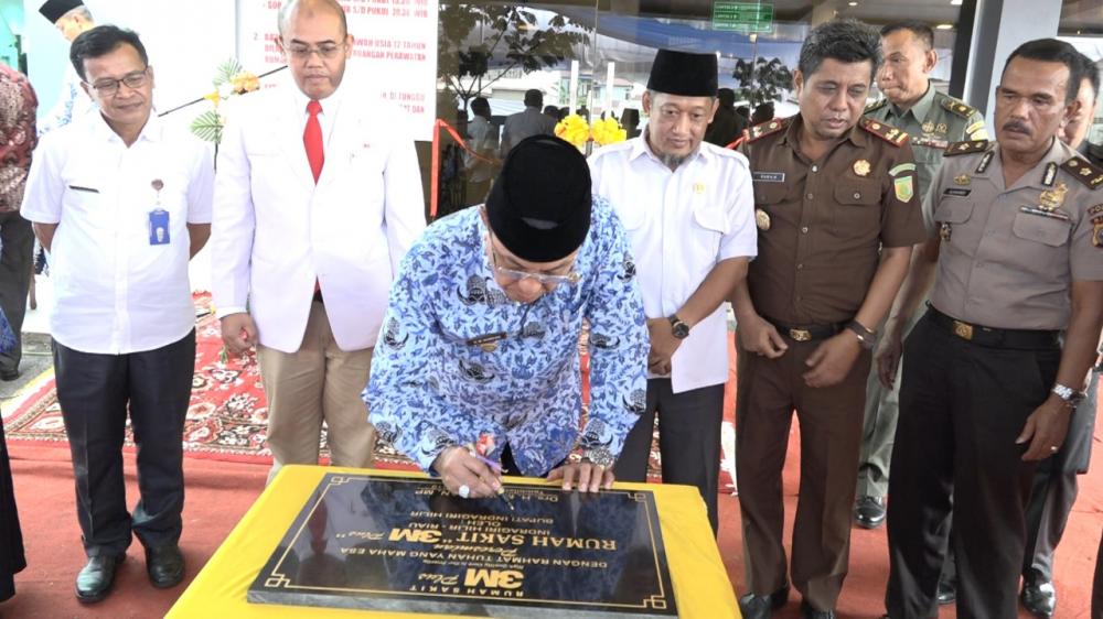 Bupati Inhil Resmikan Rumah Sakit 3 M Plus