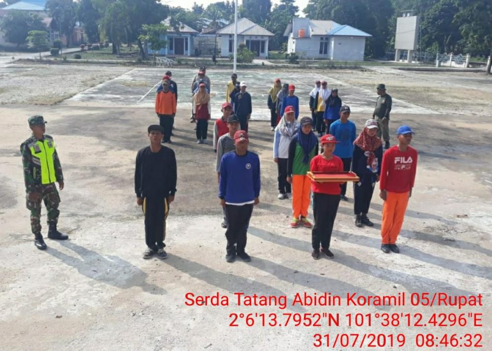 Siswa Paskibra Di Pulau Terluar NKRI Terus Berlatih Songsong HUT RI Ke 74