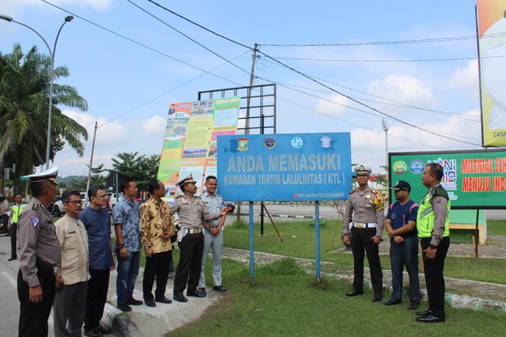 Satlantas Polres Kampar Raih Juara I Lomba Road Safety Partnership Action (RSPA) se-Riau