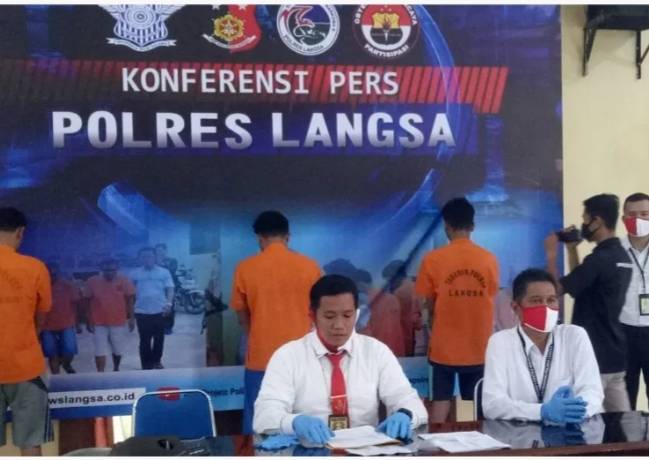 2 pelaku Curanmor diringkus Sat reskrim Polres Langsa