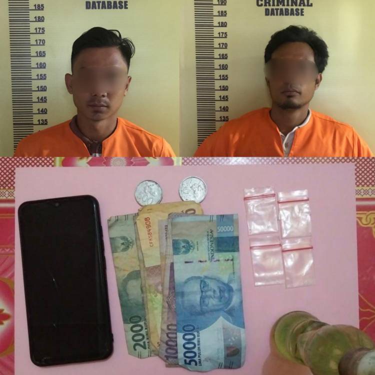 Dua Warga Basira Pemuja Sabu di Rohil Diciduk Polisi, Keduanya Positif Amp