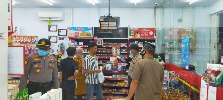Polsek Pangkalan Kerinci Himbau Penerapan Pola Adaptasi Kebiasaan Baru dalam Menghadapi Wabah Covid -19