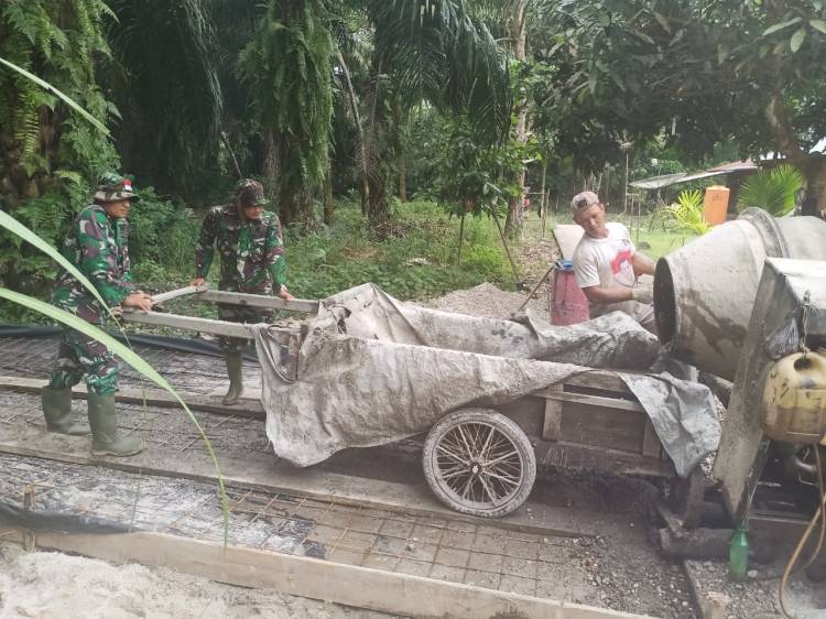 Senjata Ampuh TMMD adalah Gotong Royong