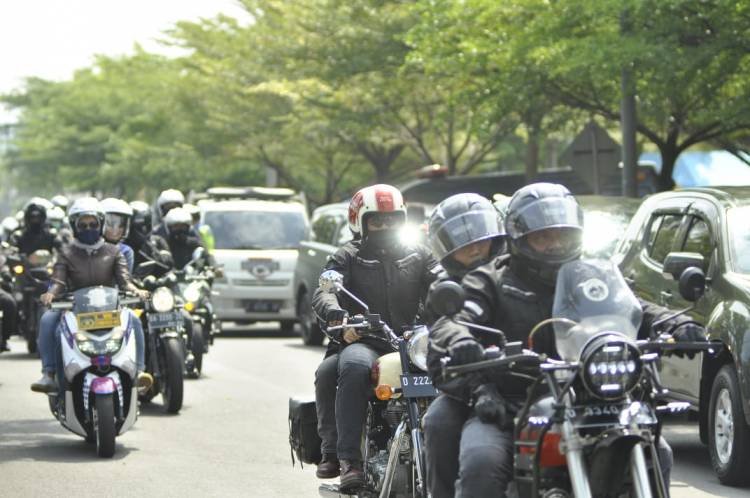 Rombongan Touring Bakti Sosial Kapolda Jabar Serta Forkopimda Provinsi Jawa Barat Singgah Di Kota Banjar