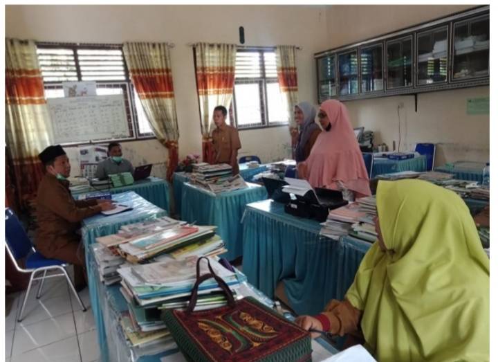 Kasi Penmad Pantau proses belajar pada MI dilingkungan Kemenag A.Tim