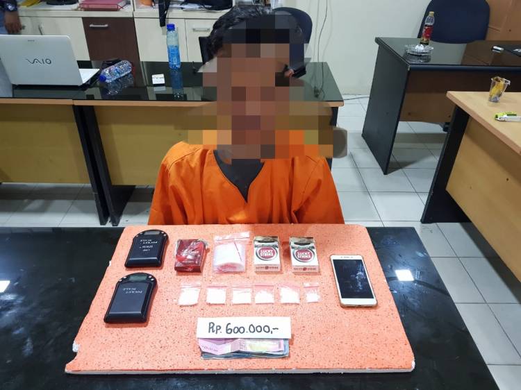  Am(30) Diciduk Satres Narkoba Polres Inhil Karena Mengedarkan Barang Haram