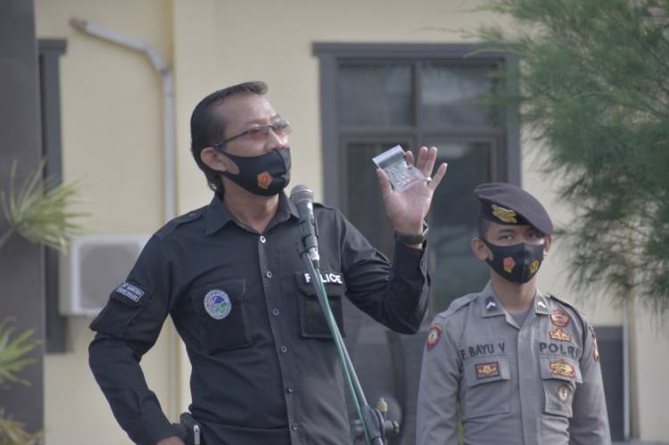 Apel Pagi Personil Polres Banjar Dengan Kegiatan Pelatihan Peningkatan Kemampuan Personil