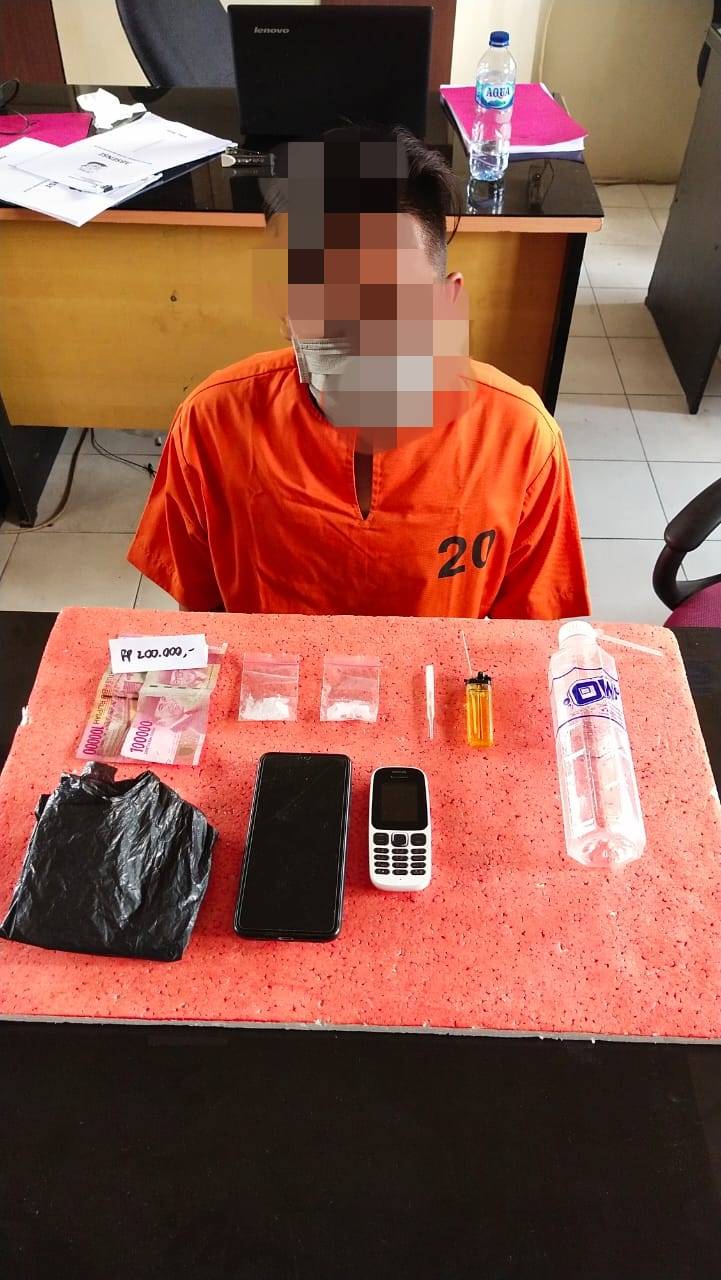 Terjadi Transaksi Narkoba Dikos Kosan Pria Ini Diciduk Polisi