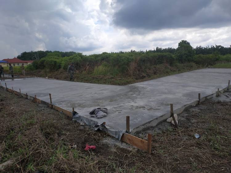 Jalan Beton Di Desa Tanggayun Siap, Masyarakat Bersyukur Karena Jalan Sudah Mulai Bagus