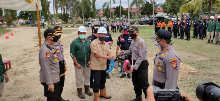 PT Sari Lembah Subur Gelar Apel Siaga Antisipasi Karhutla