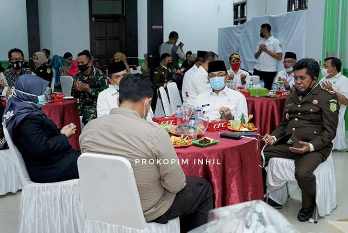 Dalam Rangka Hari Bhakti Adhyaksa Ke-60  HM Wardan Hadiri Acara Ramah Tamah Dengan Kejaksaan Negeri Tembilahan