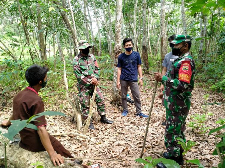Babinsa Koramil 05/ RupatGelar Sosialisasi Penegakan Disiplin Protokol Kesehatan