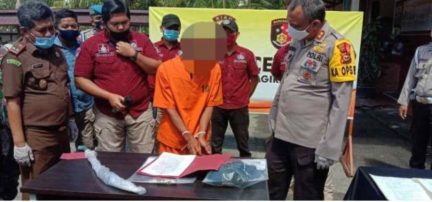 Polres Inhil Hadirkan Anirat(Penganiayaan Berat) Dalam Expose Kasus 