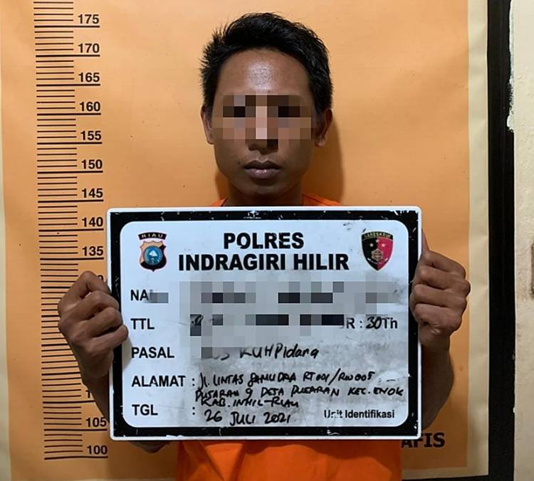 Seorang Pelaku Judi Togel di Kecamatan Enok Diamankan Polisi
