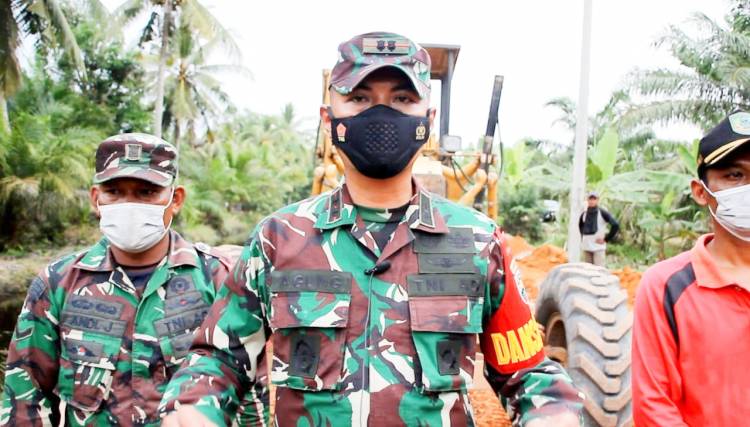 Program TMMD Ke-111 Kodim 0321 Terealisasi  80 Persen, ini Kata Letkol Arh Agung Rahman Wahyudi