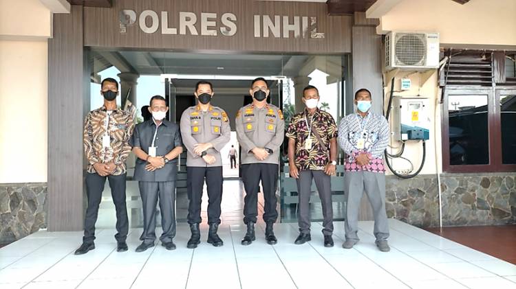 Putra Suku Duanu Diterima Menjadi Anggota Polri, IKDR Sambangi Mapolres Inhil Sampaikan Terima Kasih