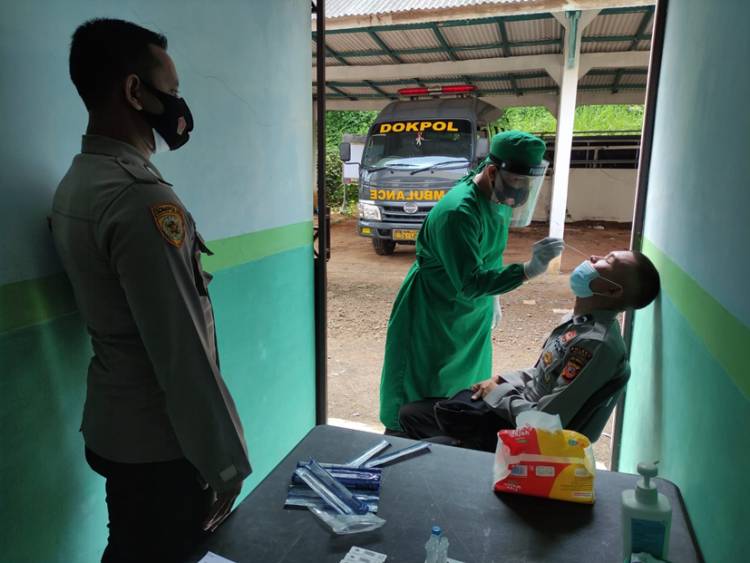 Polres Banjar Secara Rutin Laksanakan 3T Terhadap Personel 