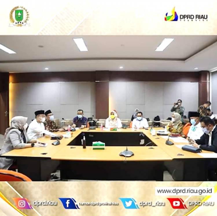 Ketua DPRD Riau Sambut Kunker DEN dan Anggota Komisi VII DPR RI