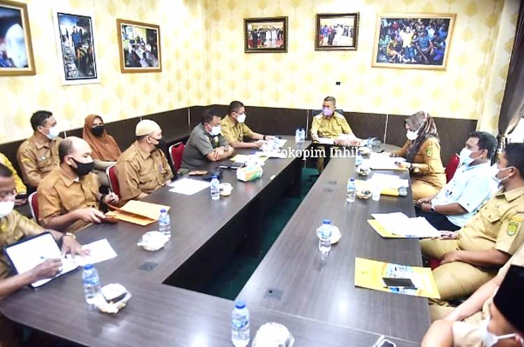 Wabup Inhil Pimpin Rapat Optimalisasi Kinerja Satgas Lintas Sektoral Percepatan Pelayanan Air Bersih PDAM-TI