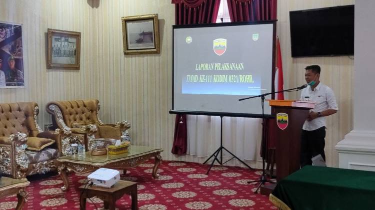 Atas Terlaksananya TMMD Reguler Ke-111 Kodim 0321/Rohil di Wilayahnya, Bupati Rohil Ucapkan Terimakasih