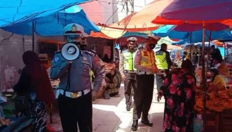 Kasat Lantas Polres Kampar Imbau Masyarakat Patuhi Prokes