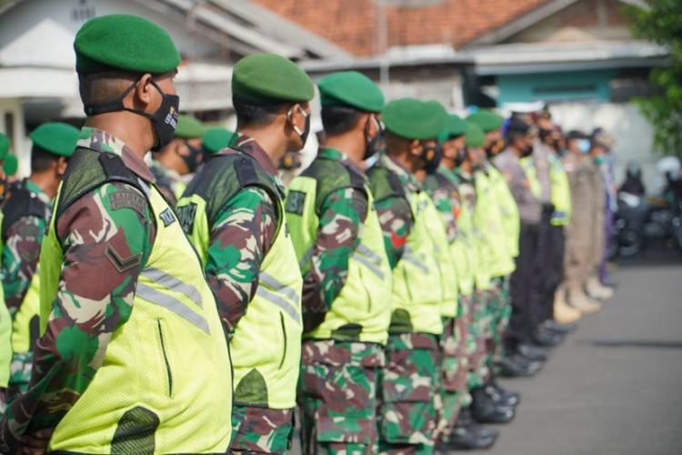 Kapolres Banjar Bersama Walikota dan Kodim 0613 Laksanakan Apel Gabungan Persiapan Patroli Skala Besar