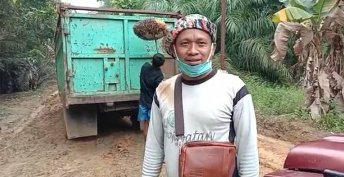 Jalan yang Diaukas TMMD Selesai, Petani Sawit di Kecamatan Basira Ucapkan Terimakasih