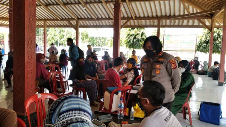 Polres Banjar Semakin Gencar Melaksanakan Percepatan Vaksinasi