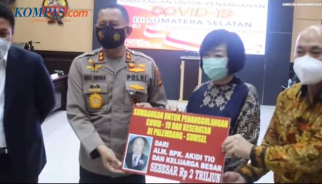 Terungkap,Uang Yang Disumbangan Rp 2 T Untuk Penanganan Covid 19 Di Sumatera Selatan Oleh Keluarga,Tabungan Akidi Tio Semasa Hidup