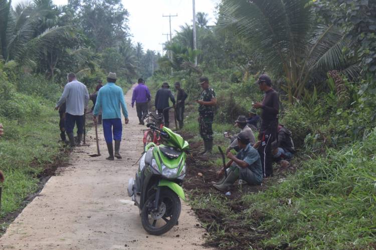 Satgas TMMD Kodim 0314/Inhil Di Bagi Tiga Kelompok Untuk Menuntaskan Pekerjaan