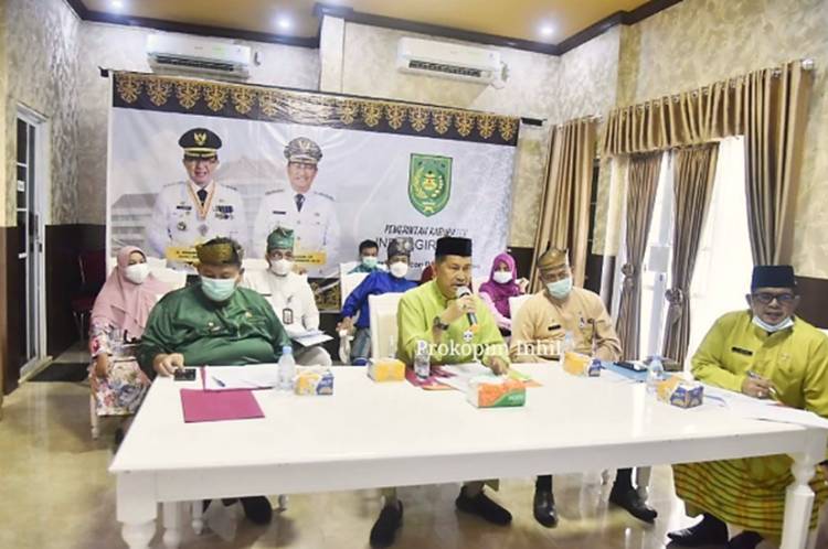 Wabup Inhil H. Syamsuddin Uti Pimpin Rapat Evaluasi Sinkronisasi DTKS yang Tinggal 15 Hari lagi