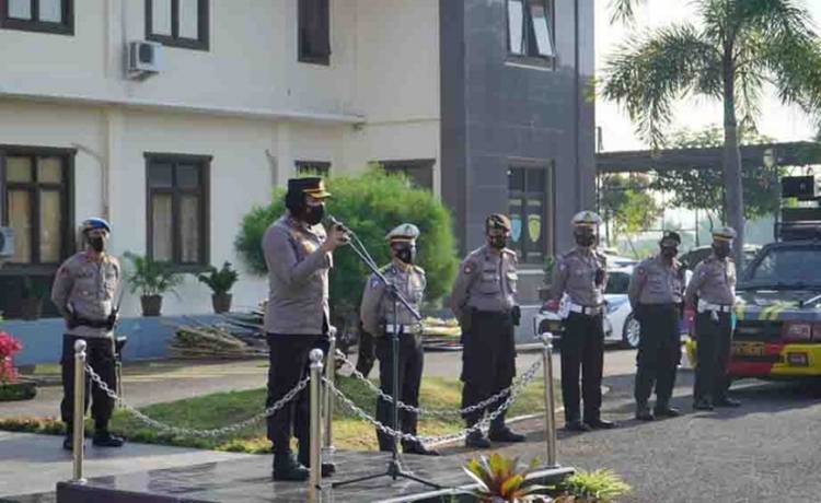Kapolres Banjar Bersama Forkopimda Kota Banjar Tutup Titik Keramaian
