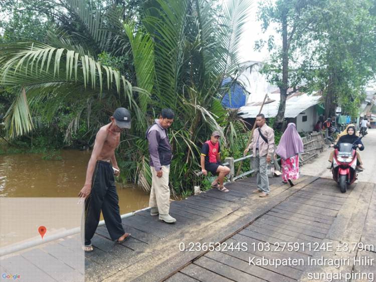 Pekerjaan Jembatan Darurat Fungsional Sei Piring Rampung