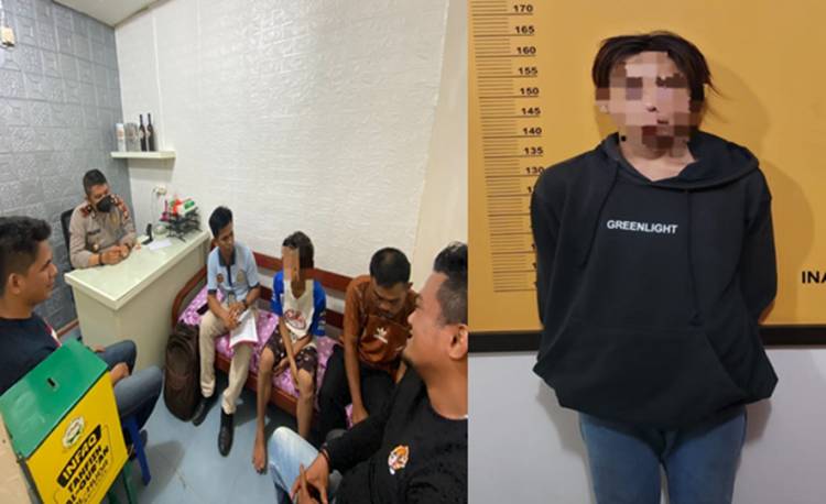 Polsek KSKP Inhil Tangkap Pencuri Kotak Infaq Masjid di Tembilahan