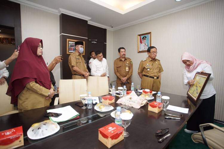 Kemendikbud Ristek RI Melalui BPG Riau Lakukan Audiensi dengan Bupati Inhil HM. Wardan