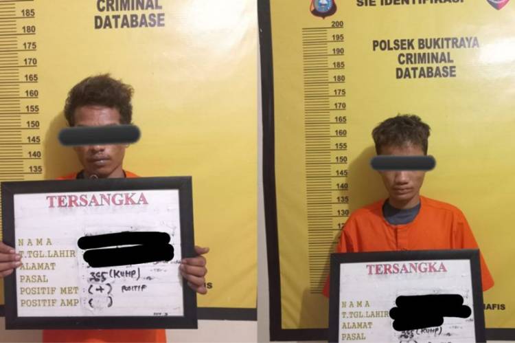 Dua Jambret di Pekanbaru Diringkus Polisi Tanpa Perlawanan, Telah Beraksi di 5 Tempat
