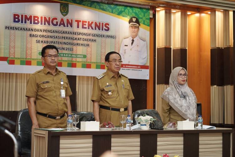 Wujudkan Kesetaraan Gender, Bupati Inhil HM. Wardan Buka Bimtek PPRG bagi OPD 