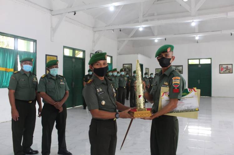 Dandim 0314/Inhil Pimpin Acara Tradisi Pindah Satuan yang Berlangsung Khidmat 
