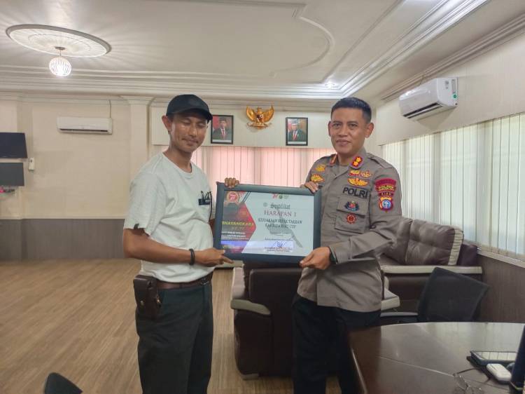 Polres Inhil Juara 4 Turnamen Sepak Takraw Kapolda Riau Cup