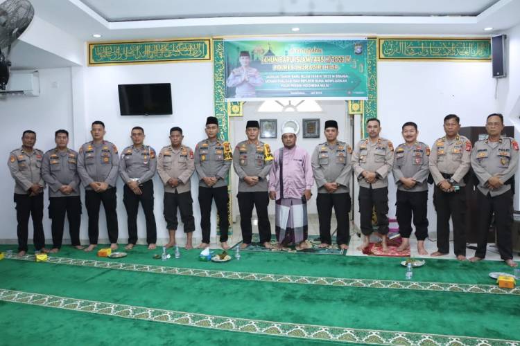 Polres Inhil Peringati Tahun Baru Islam 1445 Hijriah