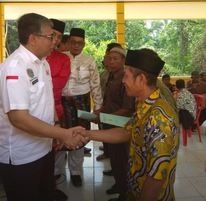 431 Masyarakat Kelurahan Terkul Peroleh Sertifikat Tanah Gratis