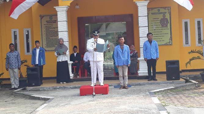 Kelurahan Terkul Laksanakan Upacara HUT Proklamasi Kemerdekaan RI Ke-74