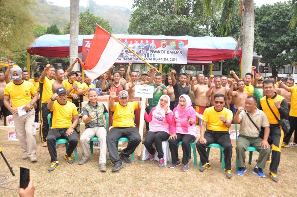 Polres Banjar Gelar Acara Hiburan bersama TNI - PEMKOT